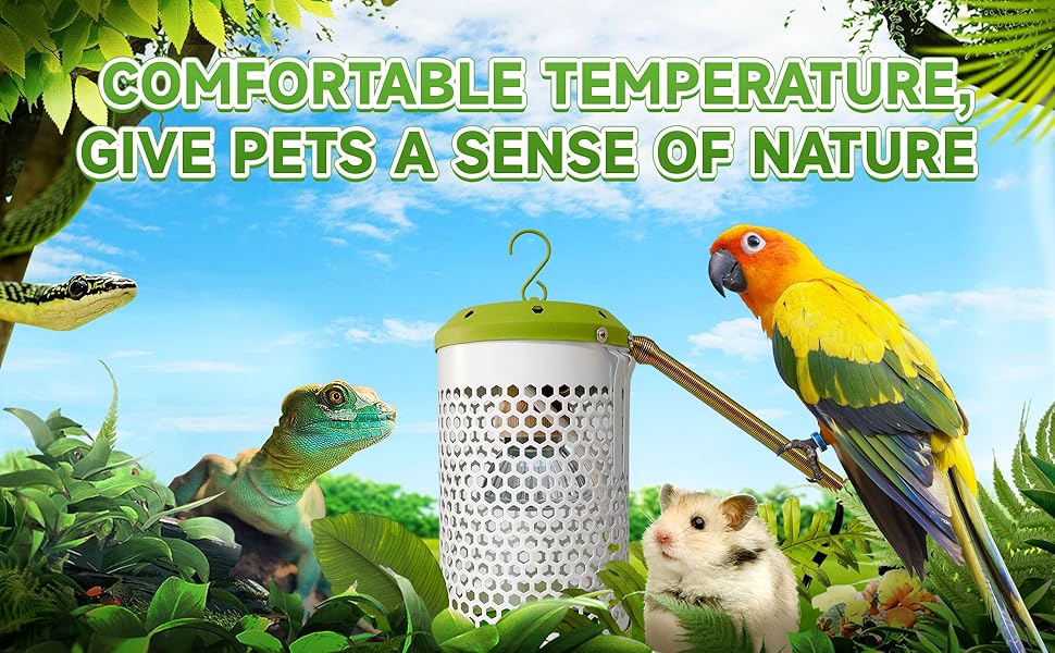 COMFORTABLE TEMPERATURE GIVE PETS A SENSE OF NATURE