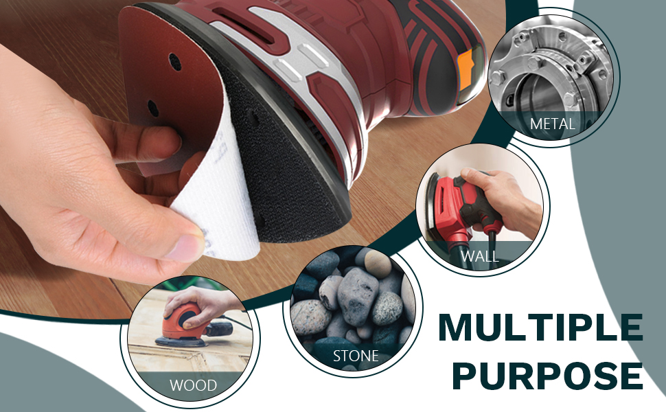 Mouse Detail Sander Sandpaper, Gibolin 120 Pieces 40800 Grits Sand