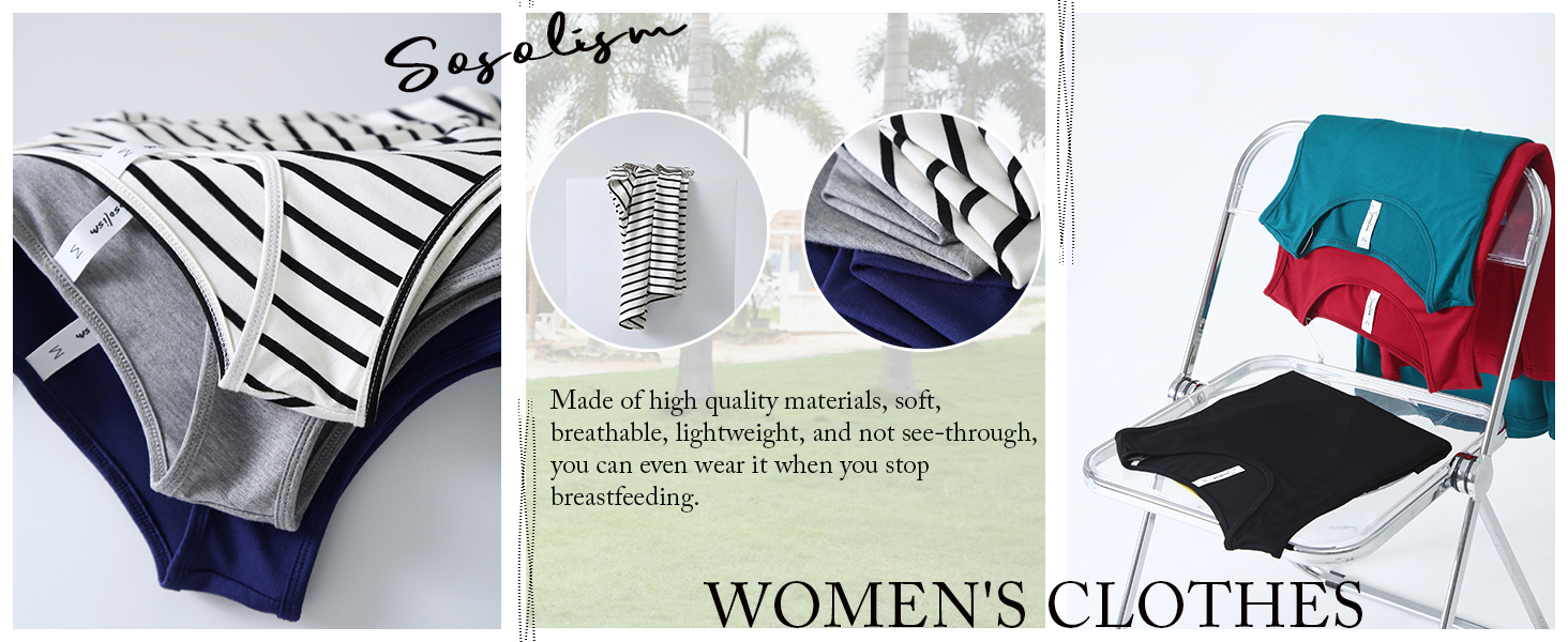 Sosolism Women's Nursing Tops Short Sleeve Breastfeeding Shirt Summer Maternity T-shirt