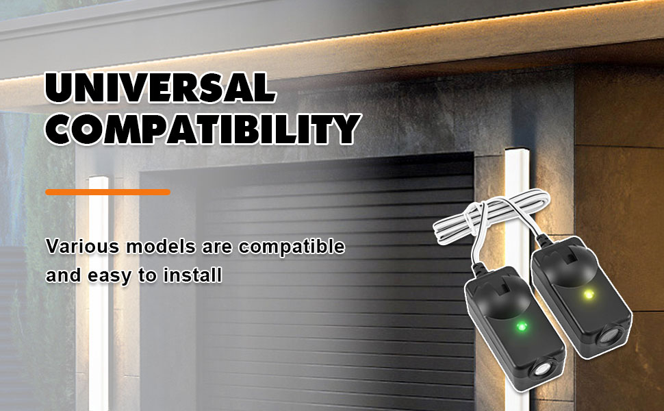 Universal 41A5034 G801CBP Garage Door Safety Sensor Kit, Compatible