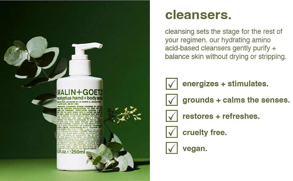 Eucalyptus hand and body scrubs