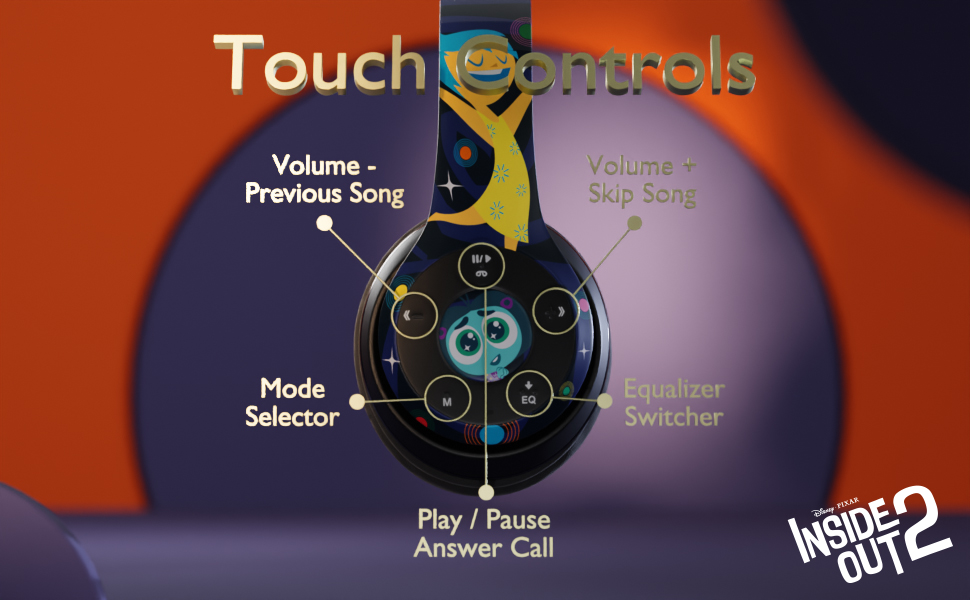 inside out 2 gifts for girls women adults boys kids ideas anxiety movie 2024 4k two headphones