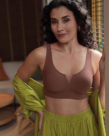 Comfortable Padded Bralette Back Fat Smoothing No Show Bra