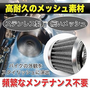 ADV150 メッシュフィルター 新品 39mm パワーフィルター 1個 / メッシュフィルター エアー