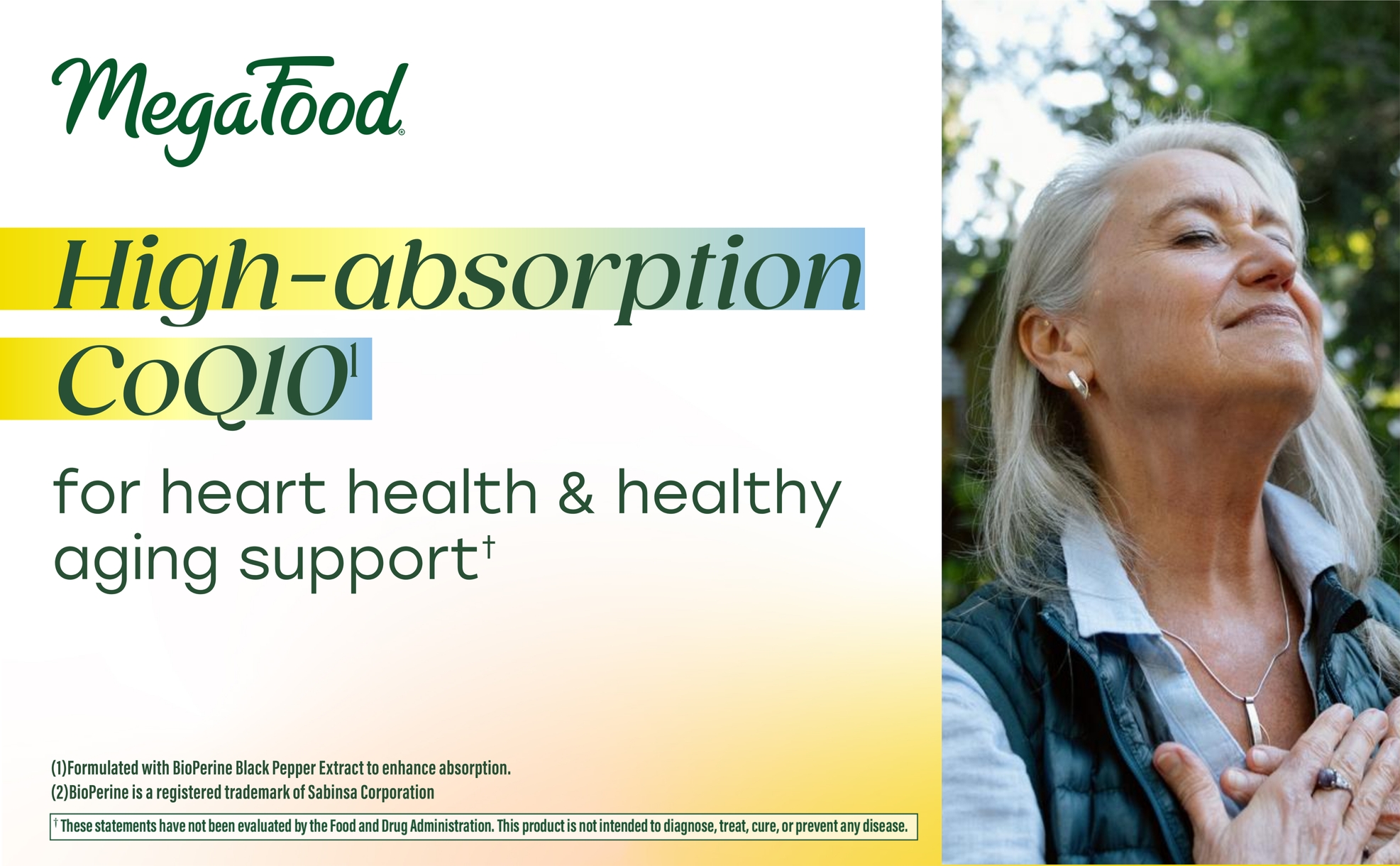MegaFood High Absorptie CoQ10 200mg per portie - met BioPerine Black Pepper Extract - Antioxidant Ondersteuning voor Cellular Energy & Health Aging - 60 Heart Health Supplements Capsules, 60 porties
