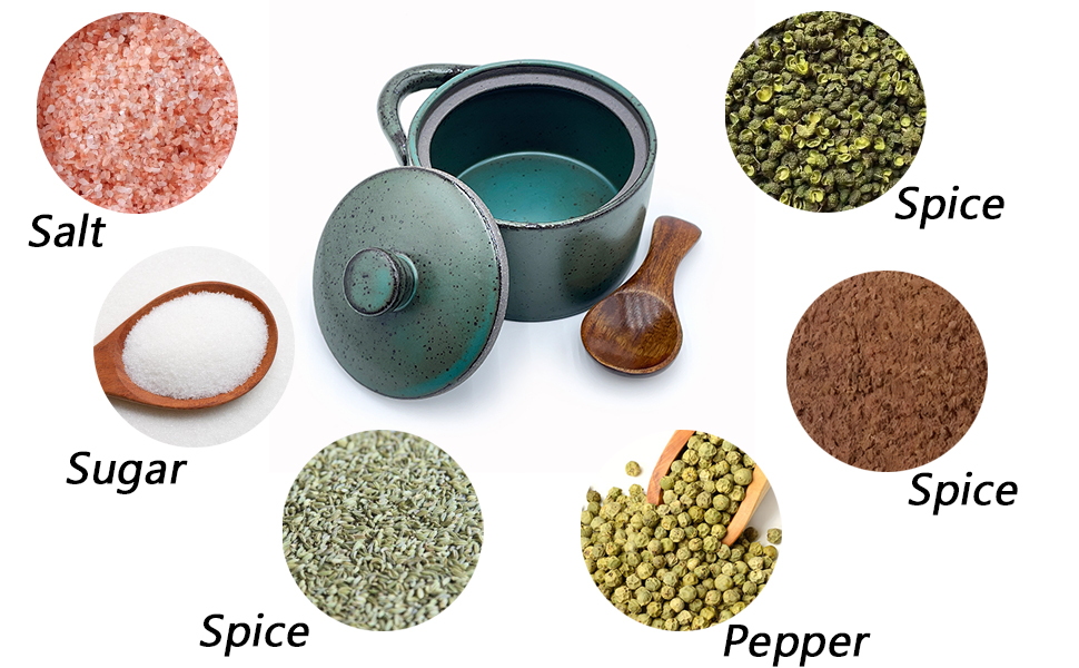 seasoning containers,sugar container,salt and pepper containers,maldon salt container