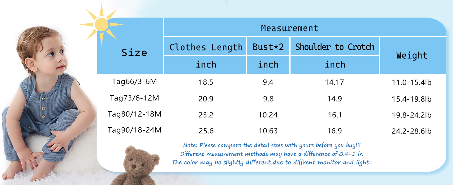 2-Pack Unisex Summer Rompers