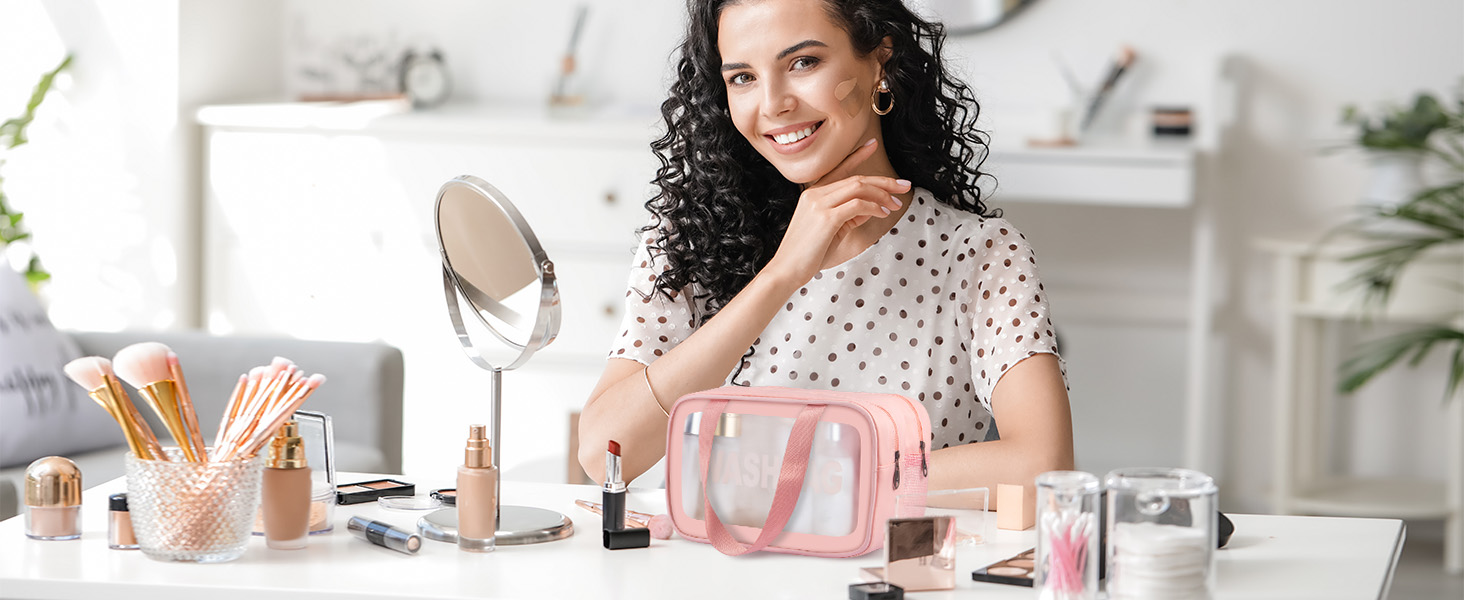 Trousse De Toilette Transparente