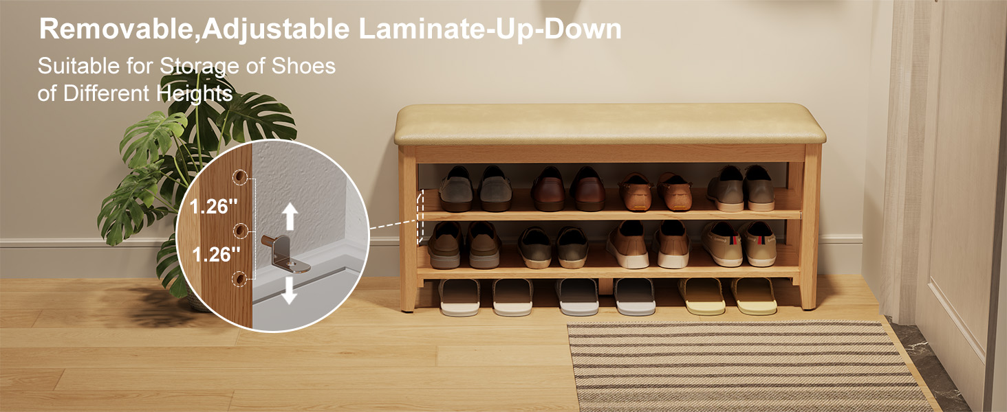 shoe rack for front door entrance