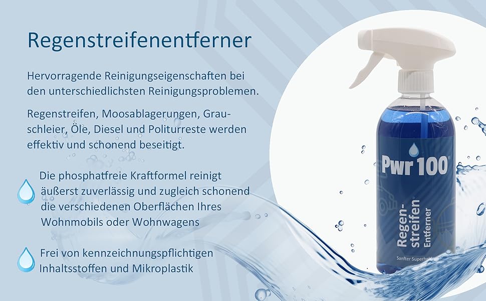 Fahrzeug Pflege Caravan Bus Wohnmobil Boot KFZ Reisebus Camper Autolack Auto PVC Konzentrat Alkohol