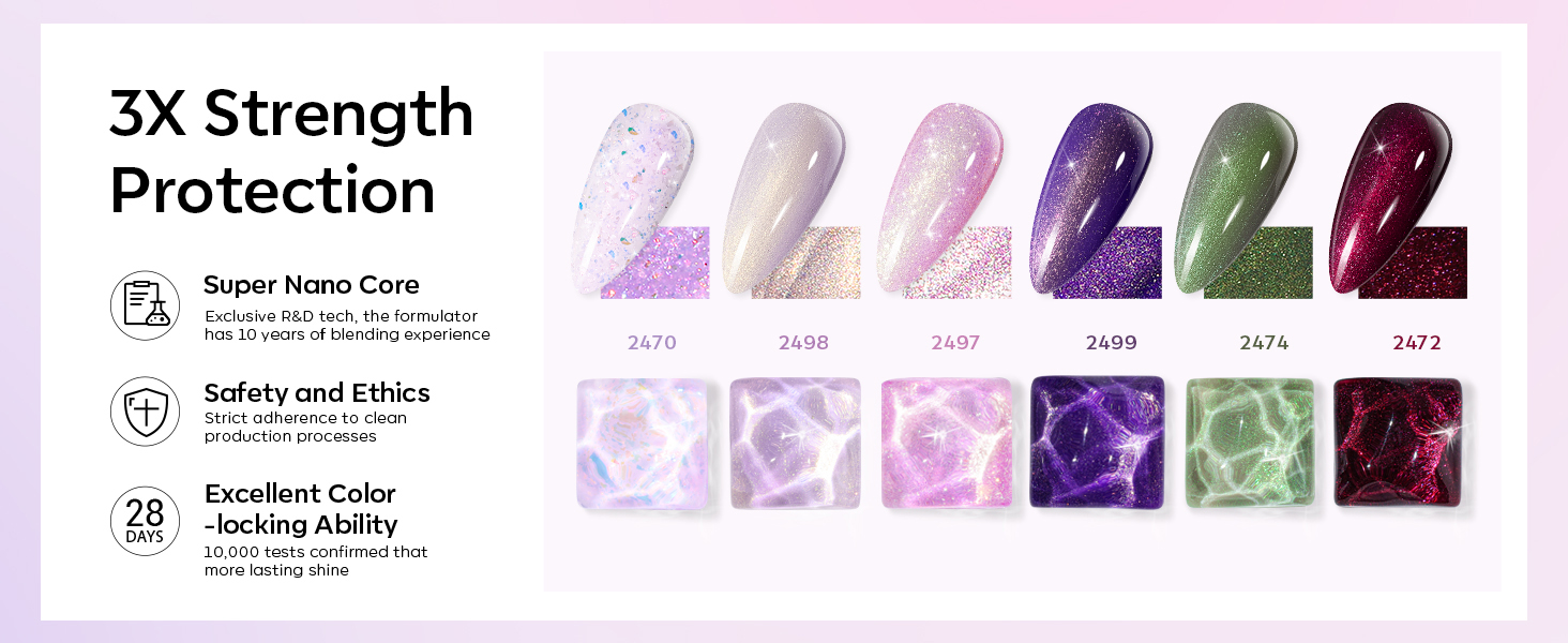 purple gel nail polish