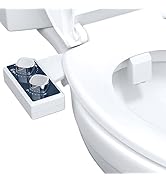 Hibbent Bidet Attachment for Toilet, Toilet Seat Bidet, Dual Self-Cleaning and Retractable Nozzle...