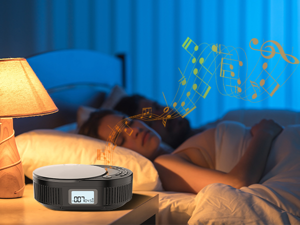 Rechargeable cd player for car