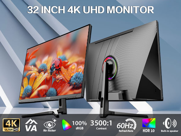 32 Inch 4K Computer Monitor 60HZ