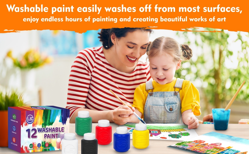 Kids Paint Set Kids Paint with Toddler Art Supplies 12