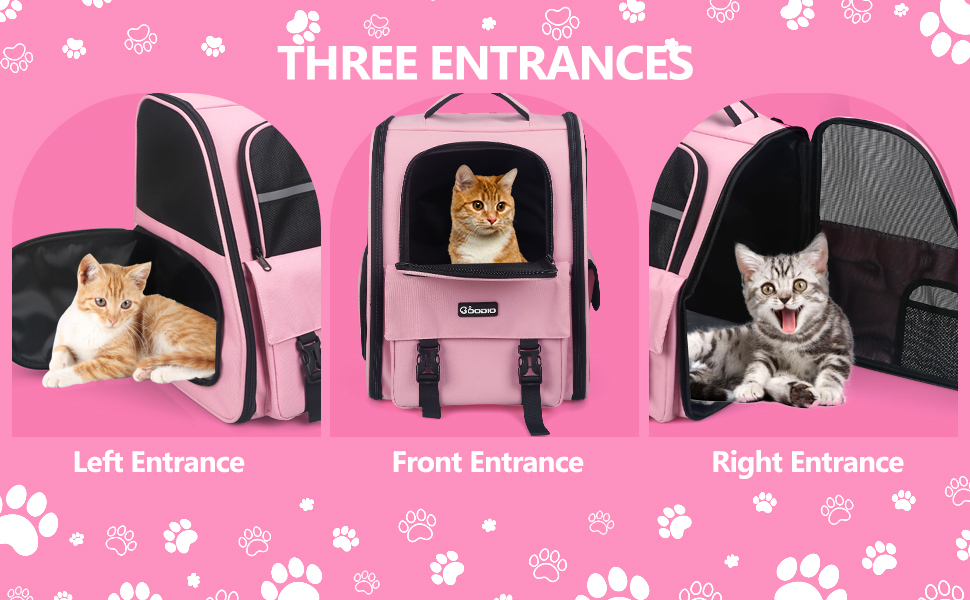 Pet Backpack Carrier, TSA Airline Approved Foldable