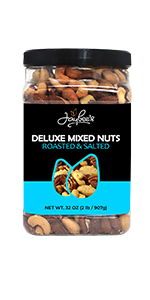 Salted Deluxe Mix Nuts in Jar