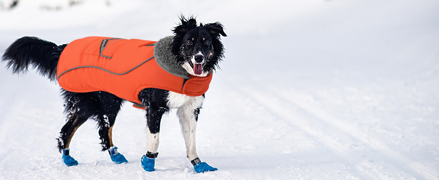SUNFURA Large Dog Jacket Winter, Warm Dog Coat XXL Dog