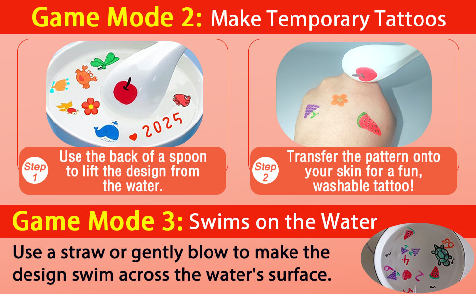 Magical Floating Drawings Pens Bundle Kiddies Create Magic Water Painting Markers Set DIY Tattoo Art