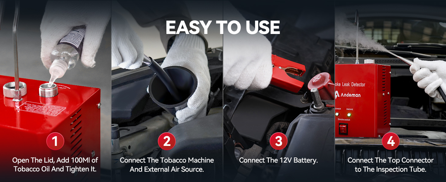 Automotive Smoke Machine Leak Detector