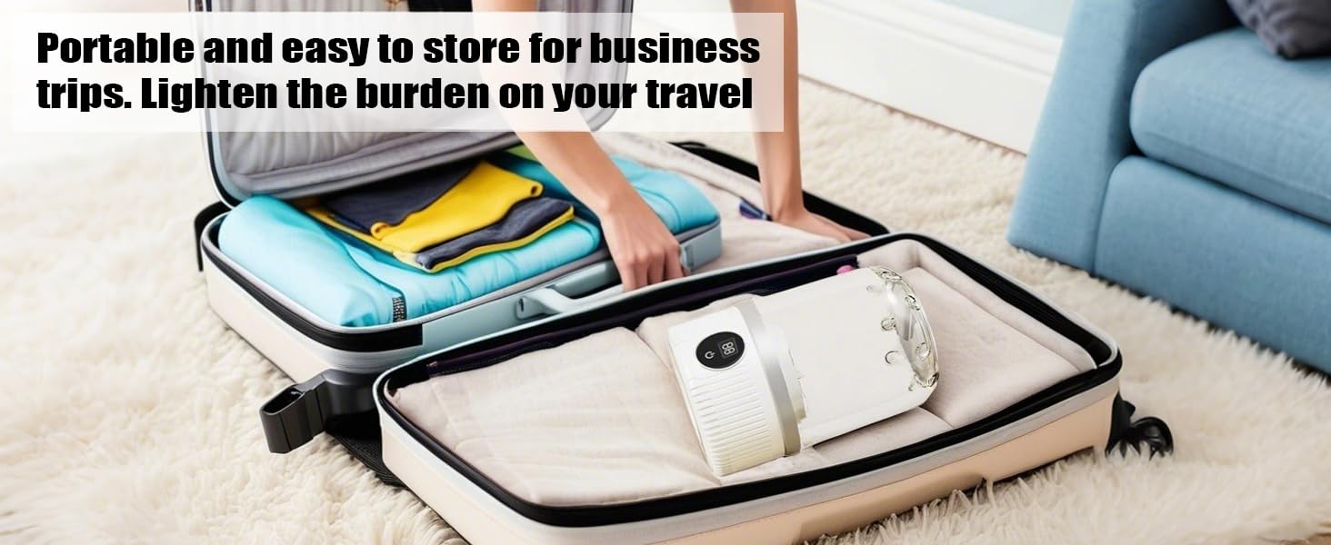 Underwear Washer, Mini Portable Washing Machine, Rechargeable Cordless Washing-Machine for Travel, Apartment, Dorm, RV, Hotel 22 underwear washing machine