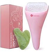 BAIMEI Cryotherapy Ice Roller and Gua Sha Facial Tools Puffiness Redness Reducing Migraine Pain R...