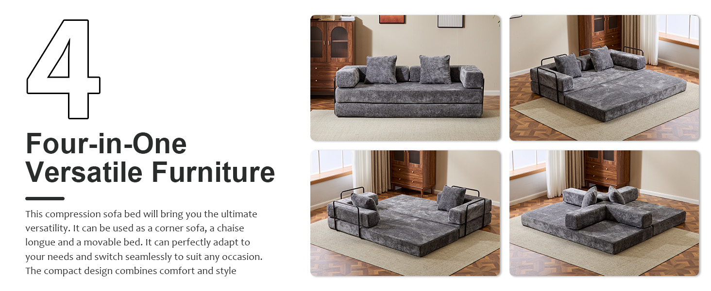 Convertible Floor Sofa Bed