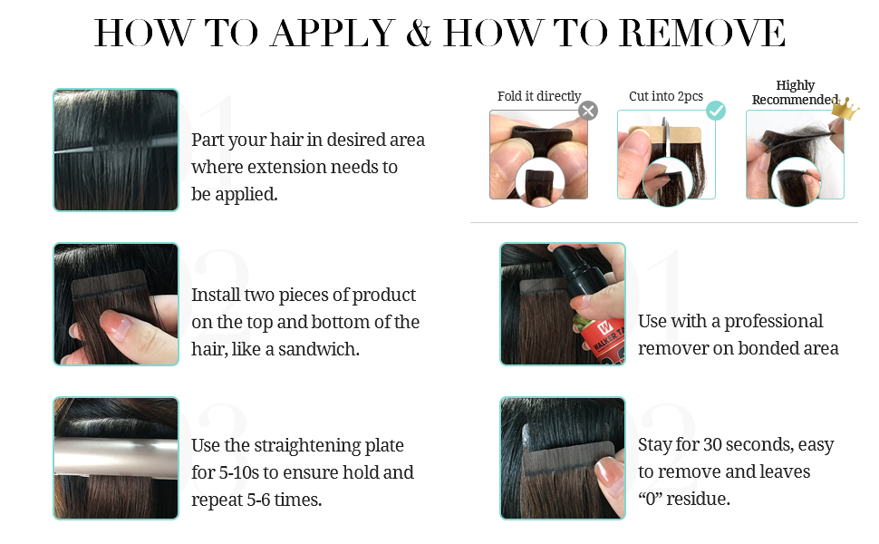 human hair extensions