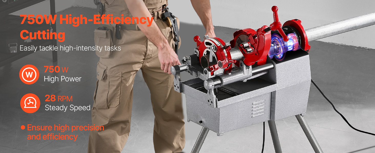 pipe threading machine