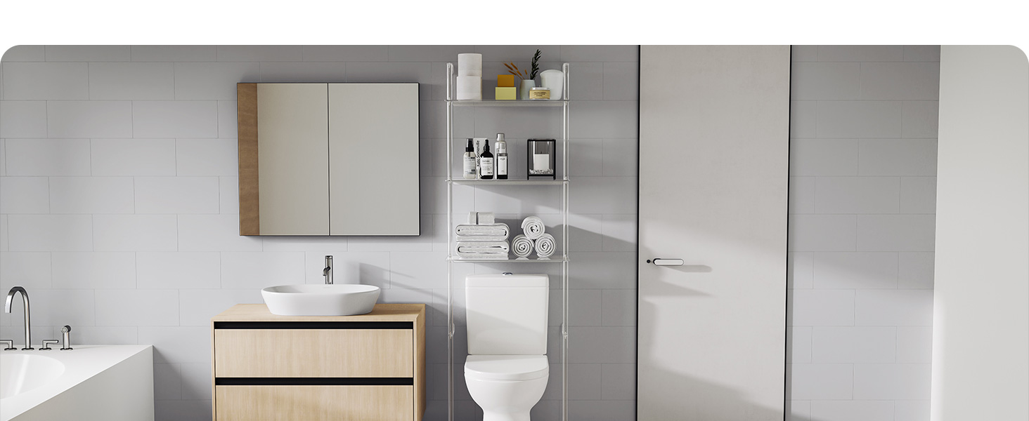 Over The Toilet Storage Shelf