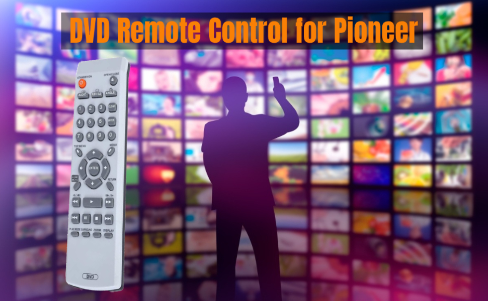 Pioneer DVD Remote Control, Universal DVD Remote Control Smart Remote ...