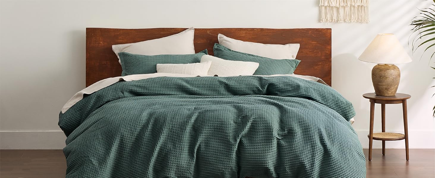 dark green duvet cover