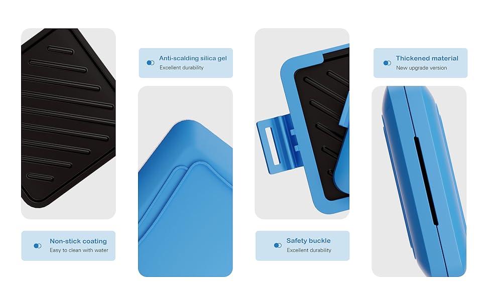 Blue Microwave Toastie Maker