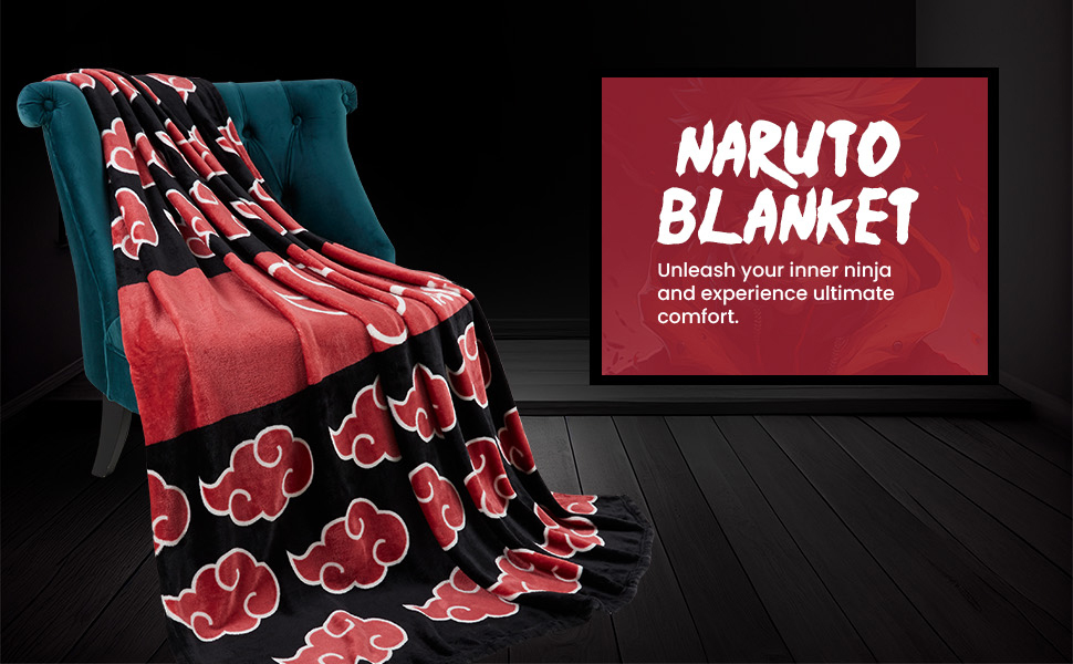 Naruto Fleece Blanket Super Soft Blanket Throw Bed Accessories 150 x