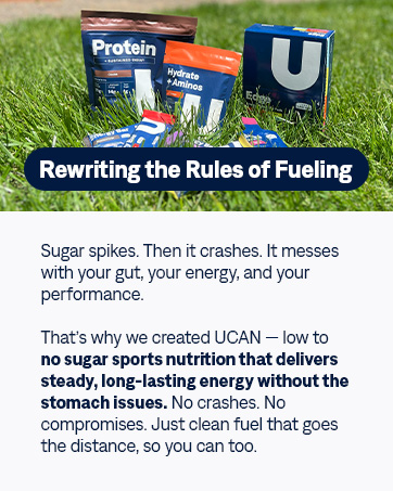 ucan energy, science-driven ingredients that push your mind and body towards max performance.