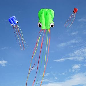 Amazon.co.jp: カイト タコ 凧 凧揚げ 骨なし 子供 大人 初心者 微风で