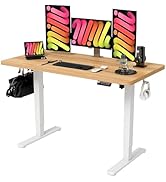Monomi Electric Standing Desk, 47.2 inches Height Adjustable Desk, Ergonomic Computer Home Office...