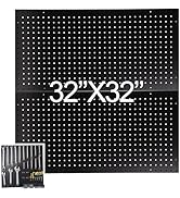 Peg Board, Metal Pegboard Wall Organizer 