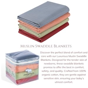 Muslin swaddle blankets, organic cotton, breathable baby blanket, lightweight swaddle, newborn