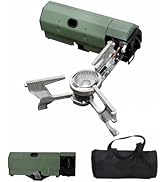Foldable Camping Butane Stove, Portable Camping Stove Outdoor Gas Stove with Storage Bag for Picn...