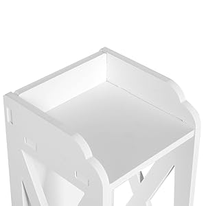  White Bathroom Cabinet Drawer Chest of Drawers