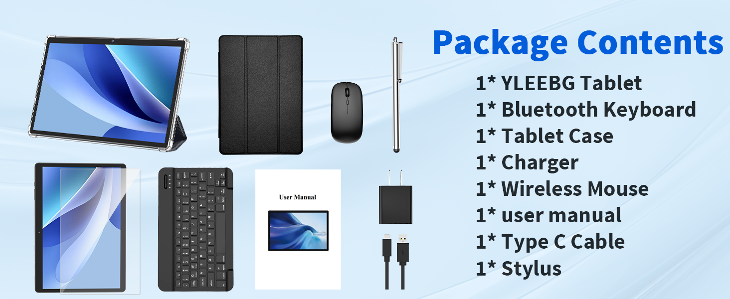 tablet with keyboard bundle