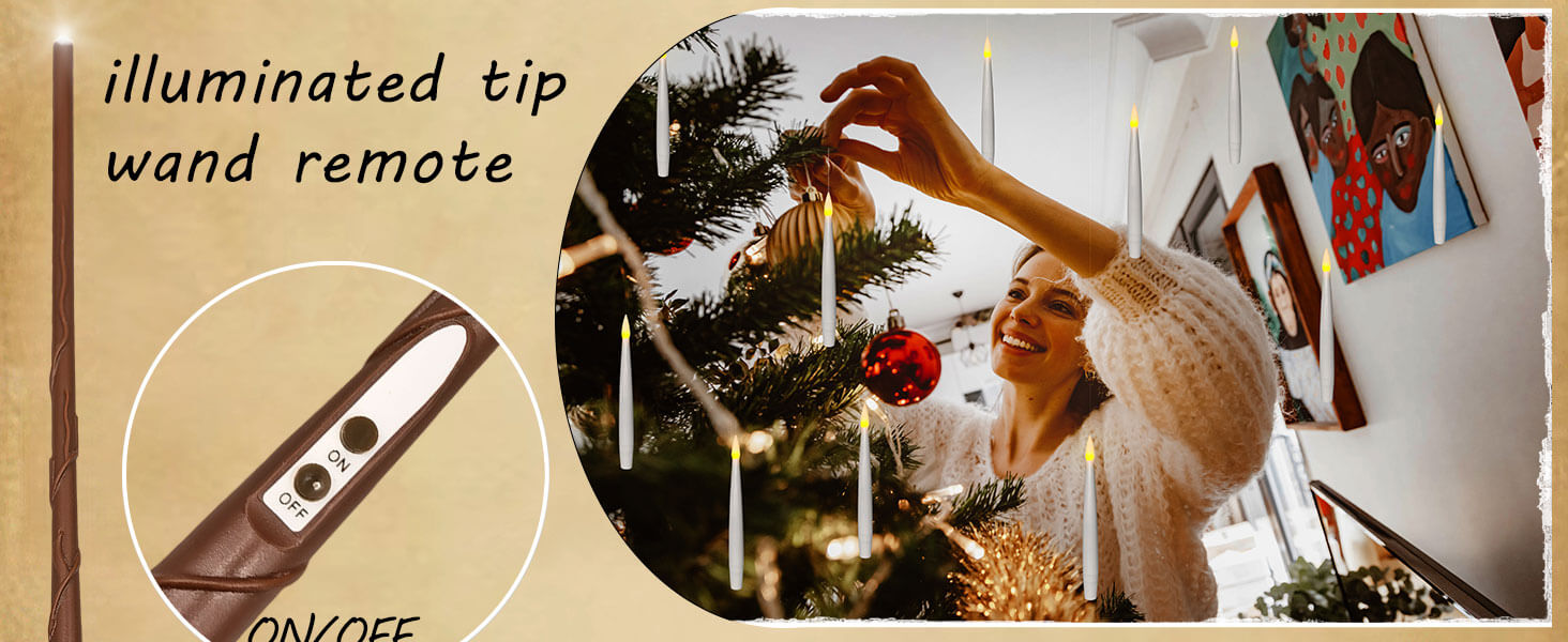 floating candles Christmas