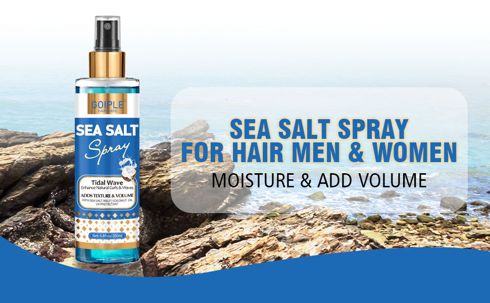 Natural Sea Salt Spray for Hair Men & Women, Texture Spray