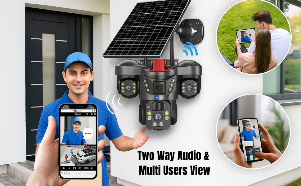 Two Way Audio & Multi Users View 