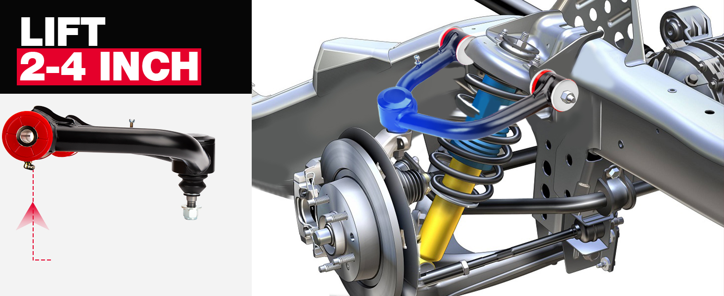 KSP 4Runner Upper Control Arm, 24in Adjustable Front