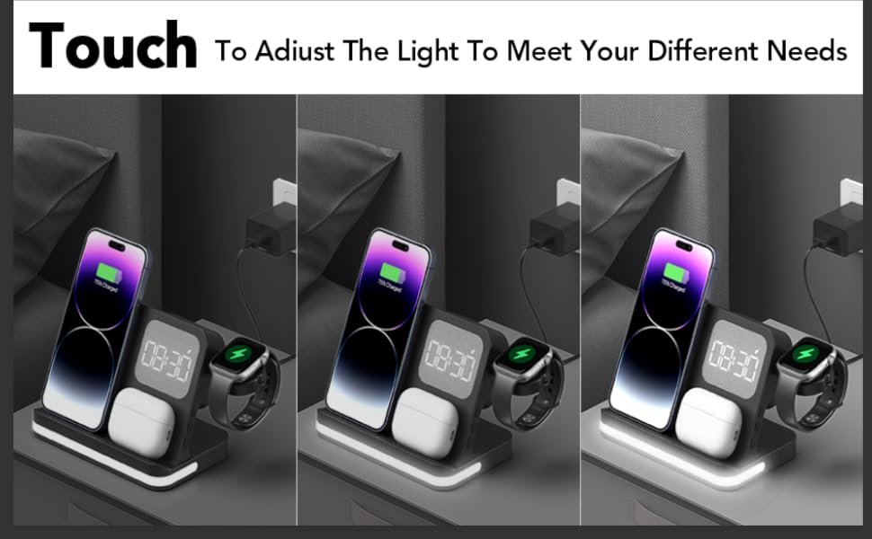 Aimtel 3 in 1 Charging Station Compatible for Apple Devices