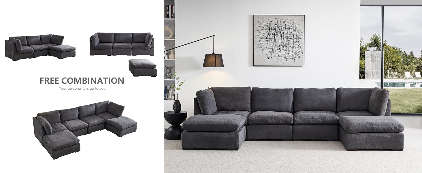 yunqishi Tian Modern Minimalist Style Down Filled UShaped