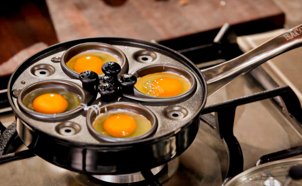 RACO Contemporary Nonstick Induction Egg Poacher 20cm