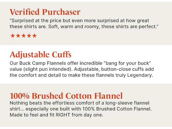 Buck CampBuck Camp Flannel Shirt, flannel shirt, best bang for your buck, roomy, soft, comfortable